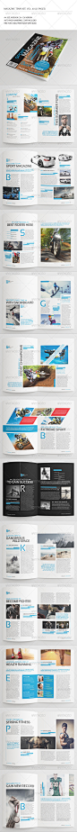 25 Pages Sport Magazine Vol40 - Magazines Print Templates
