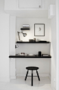 Black small workspace