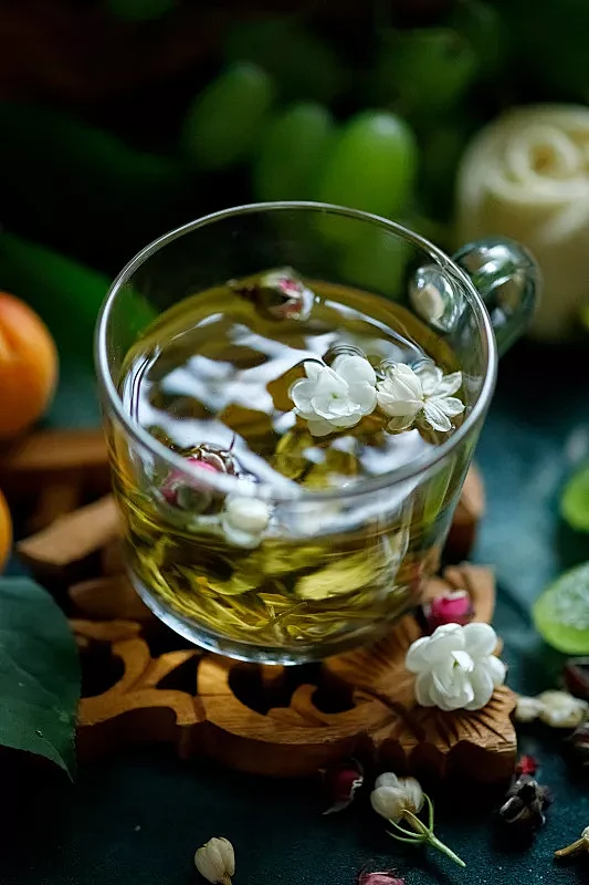 茉莉花茶图片素材-花瓣网