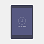 Free Minimal Dark Tablet Mockup