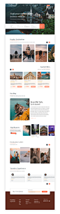 Travellian - Travel Agency Website : A travel agency website designed to purchase airline tickets from online. User can choose their favorite destination, popular destination and even read blogs for where to visit!