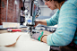 Levi's Jeans : Jim Hughes, a lifestyle advertising photographer, photographed fashion brand Levi’s manufacturing and dye process for jeans at Levi’s San Francisco HQ.