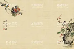 复古工笔画中国风  - 源文件下载【酷图网】复古,工笔画,中国风,影楼,影楼后期,中式,背景,古风背景,psd,模板,古风,海报,宣传,制度,中国,手绘,绘画,