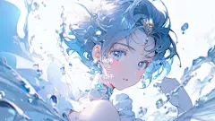 高清美少女战士电脑壁纸 ｜水星