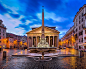 Piazza della Rotonda in Rome by Andrey Omelyanchuk on 500px