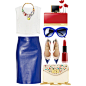 A fashion look from May 2014 featuring sleeveless crop top, leather mini skirt and beaded handbag. Browse and shop related looks.