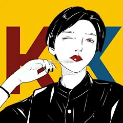 手绘客图
/个性黑白
#无水印情侣头像##手绘头像##微信头像# ​​​ ​​​​