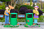 悦吉祥 户外花园垃圾桶脚踏有盖庭院雕塑园林摆件卡通景观装饰品-tmall.com天猫