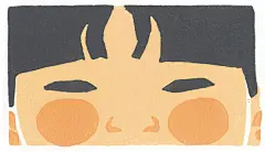 用印章版画相关的技法制作而成的插画，色调复古，整个画面简洁却又饱满，人物和场景的描绘都充满童真。by:Atelier Sentô（behance.net/ateliersento） 