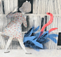 Isabelle Arsenault 儿童插画欣赏 静物插画 美食 糖果 生活 手绘 安静 儿童插画 
