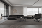 【新提醒】纸木之间设计丨现代极简黑白灰大平层-室内设计-拓者设计吧