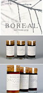 Boreal | Pure Maple Syrup by Kate Zane, via Behance