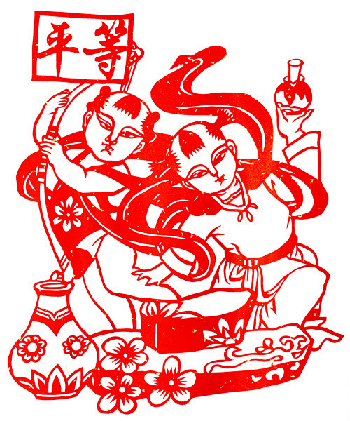 苍溪唤马剪纸剪出社会主义核心价值观精髓（...