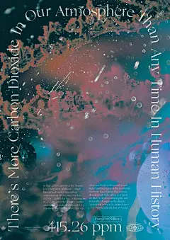 为了庆祝昨天的世界地球日
新西兰的设计师克里斯·弗莱克(Chris Flack)
就召集了来自世界各地的创意人员
打造了100张反思气候变化的海报
我们一起来欣赏一下吧~