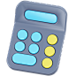 calculator - 24款教育3D图标素材下载 Education 3D icon pack .blender .figma