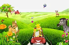 绿色出游 创意素材