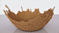 沙碗 | 好生活
如同被溅起的亮丽水花，以色列工业设计专业的学生leetal rivlin捕捉并固定住运动状态下的沙子 ，制作成了可以使用的沙碗（sand bowls）。制作时先将沙子和粘合剂手工混合，然后又将混合后的粘性液体自由滴落，慢慢变干形成容器的形状，用来当作水果盘会是个不错的选择。
