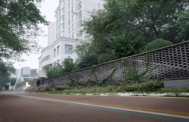 成都均隆滨河路围墙改造设计