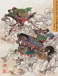 【天狼收藏】赵成伟工笔《水浒传》欣赏 - 天狼 - 指尖缘