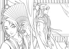【涂色·古风】超美古风线稿，动手涂色做壁纸！（图多慎入） | 第7期_网易订阅