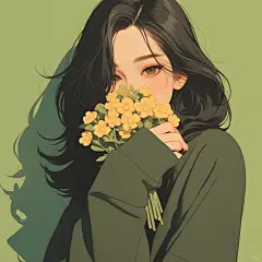 女生头像｜把绿色绘成童话 - 小红书
