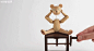 【GIF】日本艺术家原田和明（Kazuaki Harada）的手工木作机械玩具作品。（nizo.jp）