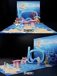 直播间设计｜【龙】重登场漫游玻璃蓝海 - 小红书