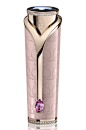 Princesse Grace de Monaco fountain pen by Mont Blanc limited to 29 pieces. Drop cut pink sapphire. Exquisite detail.