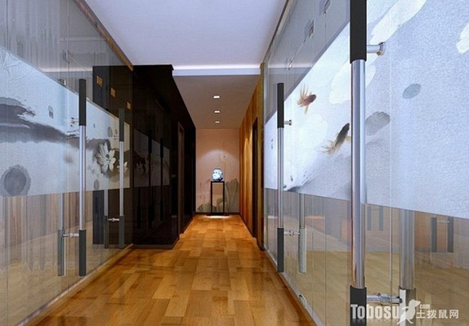 最新走廊玄关效果图—土拨鼠装饰设计门户