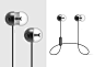 Ergonomics Bluetooth Headset，耳机，伸缩，鱼骨，