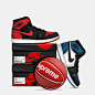 Air Jordan 1 球鞋艺术 （1080 x 1080）