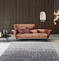 2 seater fabric leisure sofa LOVY by Bonaldo