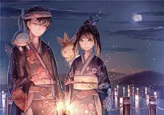 寂寞又浪漫 送你一期线香花火主题手机壁纸_搜狐动漫_搜狐网