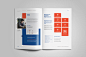Guide Brochure 项目 | Behance 上的照片、视频、徽标、插图和品牌 画册 排版 图片叠加色块 