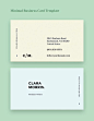 Minimal Business Card Template More: 