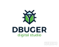 Dbuger瓢虫logo设计欣赏