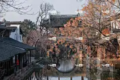 古镇 中国 古建筑 古桥 桥 建造 房屋 风景区 乌镇 西塘