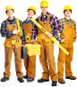 建筑工人 PNG image