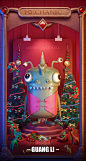 多眼小怪兽 “Multi-eyed little monst三维/C4D设计