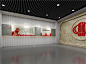 P43 党建荣誉室展厅 革命历史博物馆展览展示室内设计3D模型3dmax-淘宝网