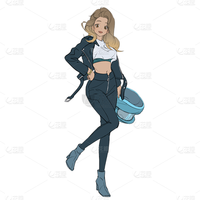 高质量人物插画-少女漫画-美少女