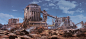Desert Factory, Donglu Yu : Personal Painting