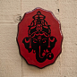 Large Ganesh plaque by KalaRaniArts on Etsy https://www.etsy.com/listing/251353700/large-ganesh-plaque: 