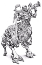 【绘画参考】画师 Danny Cruz 笔下的角色线稿（角色设计参考） : 来来来，周一练习基础吧！