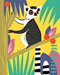 Hooray Today - Lemur Art Print, $20.00 (<a href="http://www.shophooraytoday.com/lemur-art-print/" rel="nofollow" target="_blank">www.shophooraytod...</a>)