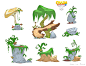 Crash 4 - N.Sanity Island, James Loy Martin : First two levels of Crash 4 concepts.
These were soooo early in the game's development that a great deal of it was before the gameplay was locked down. Most of this was before even Crash himself was figured ou