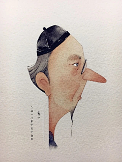 冰轩lt采集到插画-人物