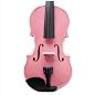 vintage彩色小提琴 粉红色 复古单品