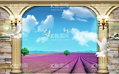 薰衣草  - 源文件下载【酷图网】背景墙,背景,3D背景墙,手绘背景墙,现代简约,中国风,新中式,中式背景,新中式背景墙,水墨画,水墨山水画,壁纸,壁画,壁画背景墙,电视背景墙,立体背景墙,欧式风格,简约风格,风景,风景壁画,风景背景墙,中国风背景,新中式背景,中式风格,现代背景墙,背景素材,手绘,创意背景,抽象背景,抽象画,手绘画