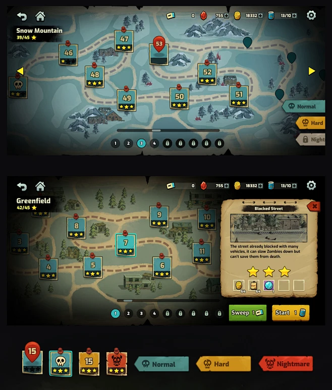 game design game ui UI/UX Game Art gameart 2д game mobile design-花瓣网